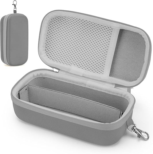 Double Eyeglasses Case,Hard Shell Glasses Case Travel Sunglasses Organizer with Adjustable Slot & Clip for Men Women