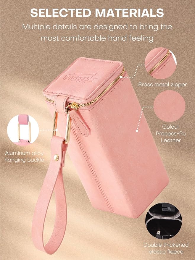 Sunglasses Travel Case Organizer Hangable for Men Women, Eyeglasses Foldable Storage Organizer