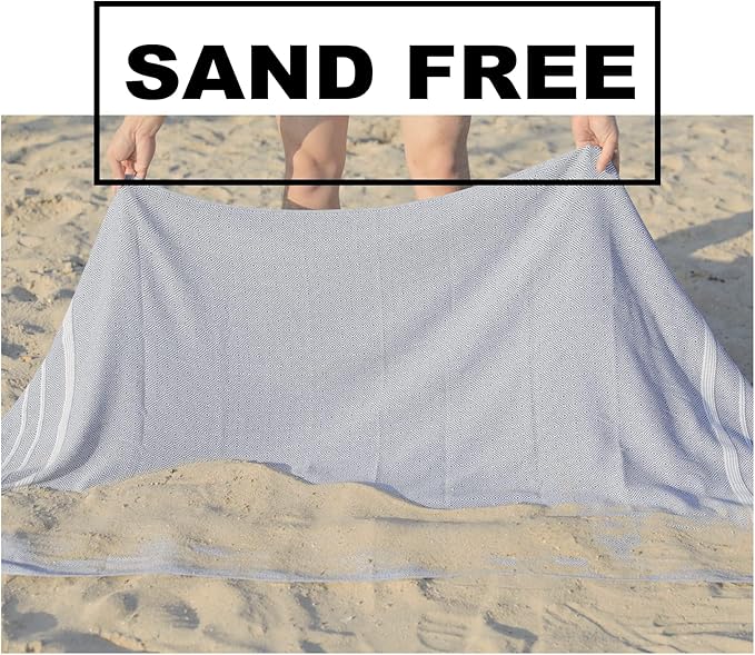 Antfuny 2 Pack Turkish Beach Towel Quick Dry Absorbent Lightweight Thin Bathroom Bath Pool Swim Towels Extra Large Oversized Sand Free Towel Beach Accessories Essentials Stuff Adults Gift Orange Teal