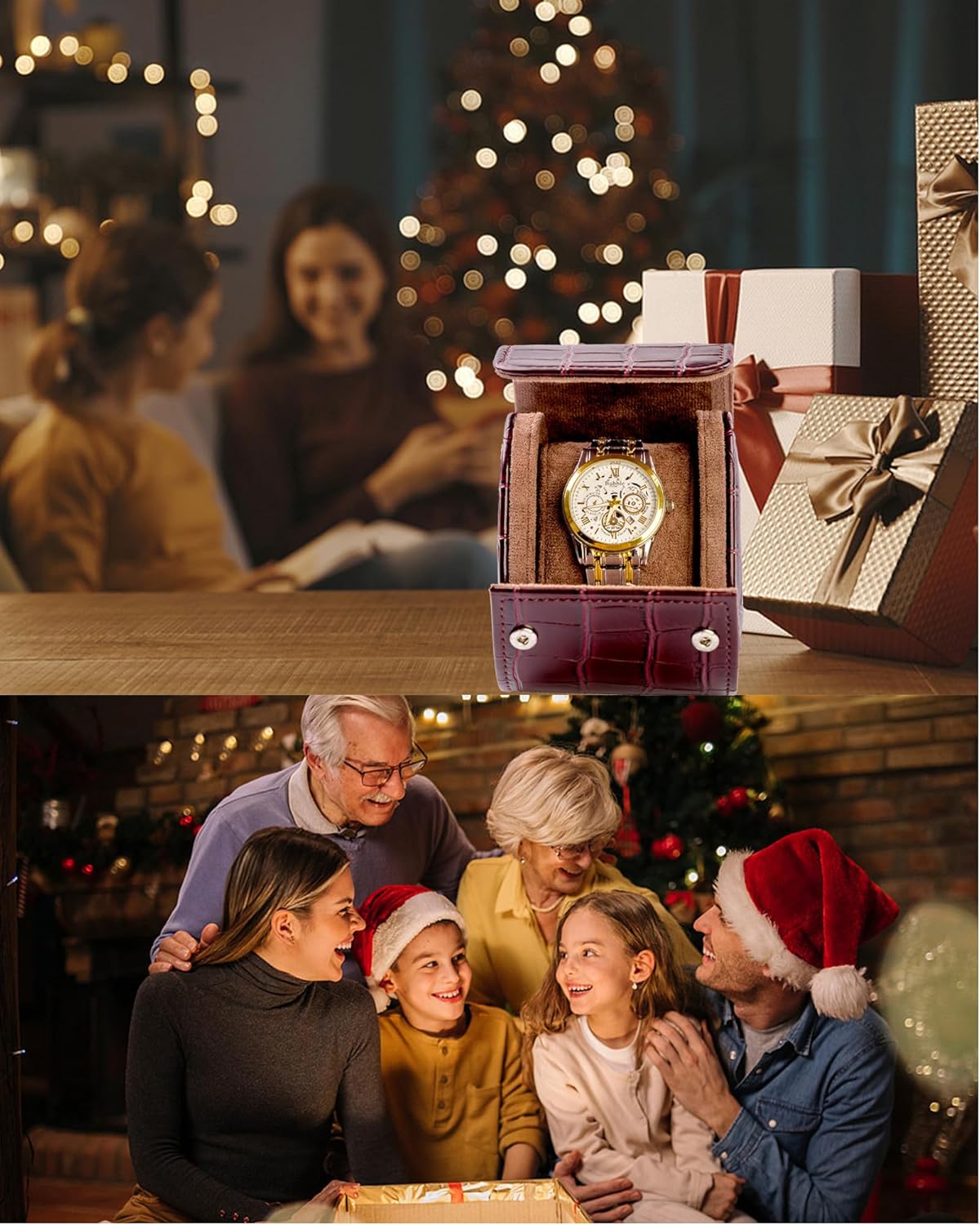 MR.OKAY Single Watch Travel Case- Classic Leather Watch Case with Superb Texture.(Portable Watches Roll Or Organizer for Storage and Display).Festival Gift for Men, All Handcrafted by Artisans.