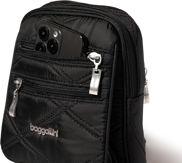 Baggallini Journey Crossbody Bags for Women 9x6 Small Lightweight Travel Handbag W/RFID