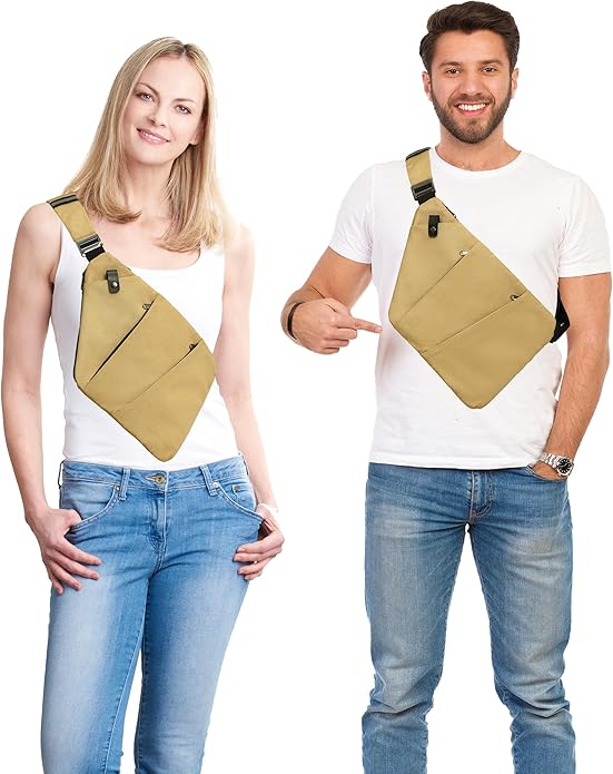 Anti Theft Crossbody Travel Bags Mens Sling Bag Over the Shoulder Bags for Women Gifts for Travelers