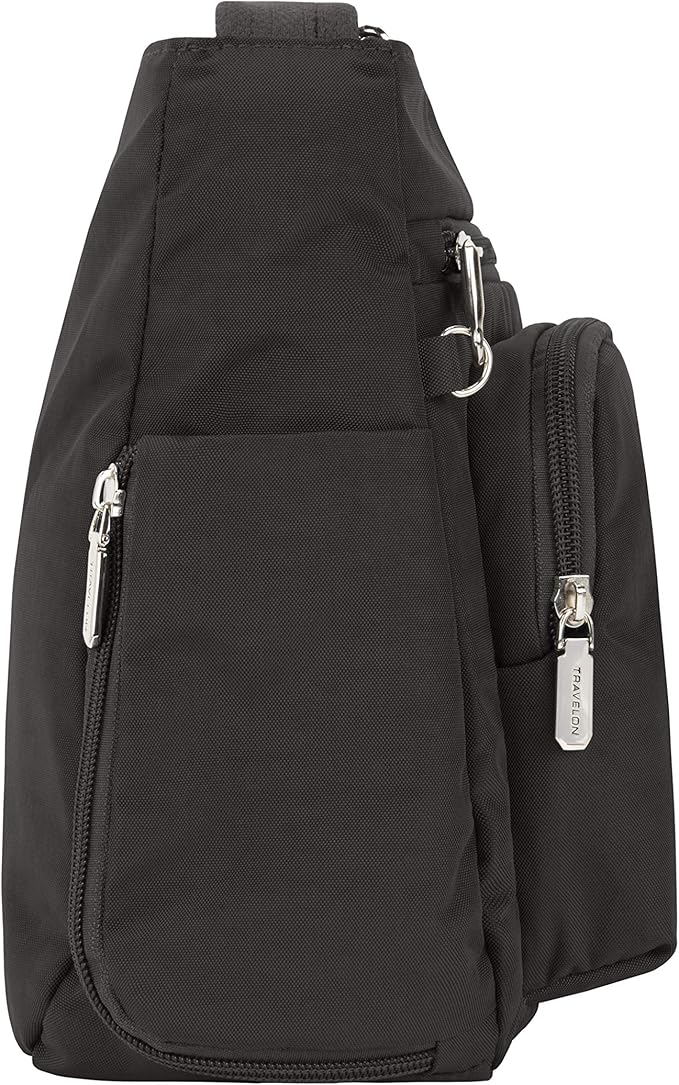 Travelon Anti-Theft Essentials Patch Pocket Crossbody Bag
