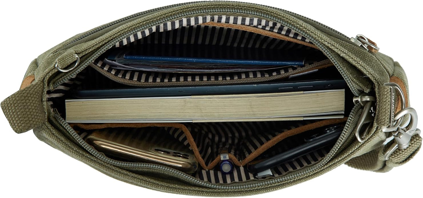 Travelon Anti-Theft Heritage Saddle Crossbody | Anti-Theft