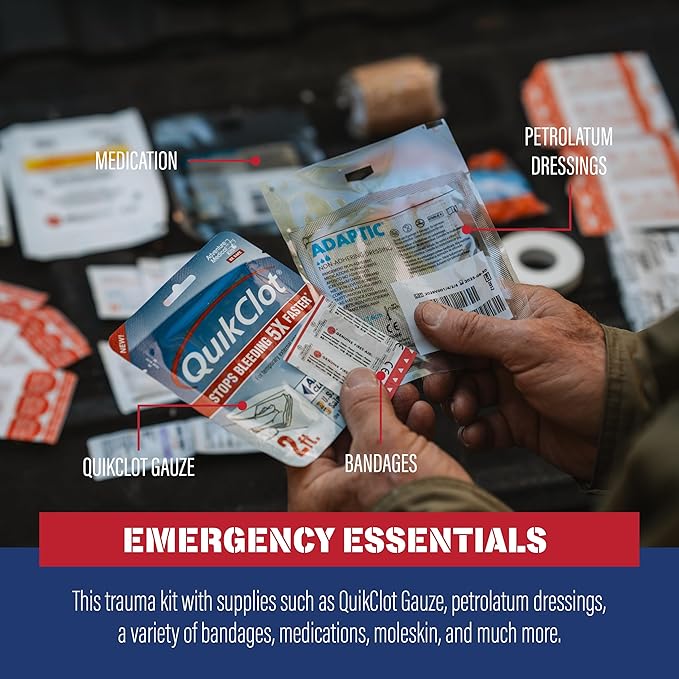 Adventure Medical Kits Field Trauma Medical Kit with QuikClot