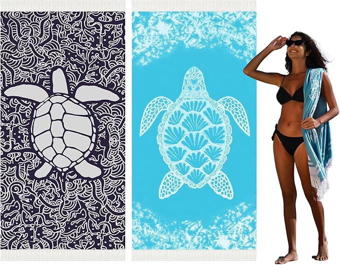 Thin Turkish Beach Towel Lightweight Quick Dry Absorbent Cotton Bathroom Bath Pool Swim Towels Extra Large Oversized Sand Free Beach Accessories Essentials Cloud Gifts for Adult