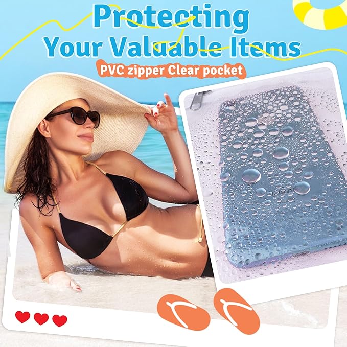 XX-Large Mesh Beach Bag Tote - 9 Pockets for Family Travel/Vacation & Beach Essentials, Foldable & Lightwiht