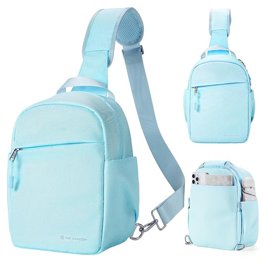 K&F CONCEPT Small Camera Bag for Photographer, Camera Sling Crossbody bag for DSLR/SLR/Mirrorless Camera, Compact Camera Case for Men and Women, Blue