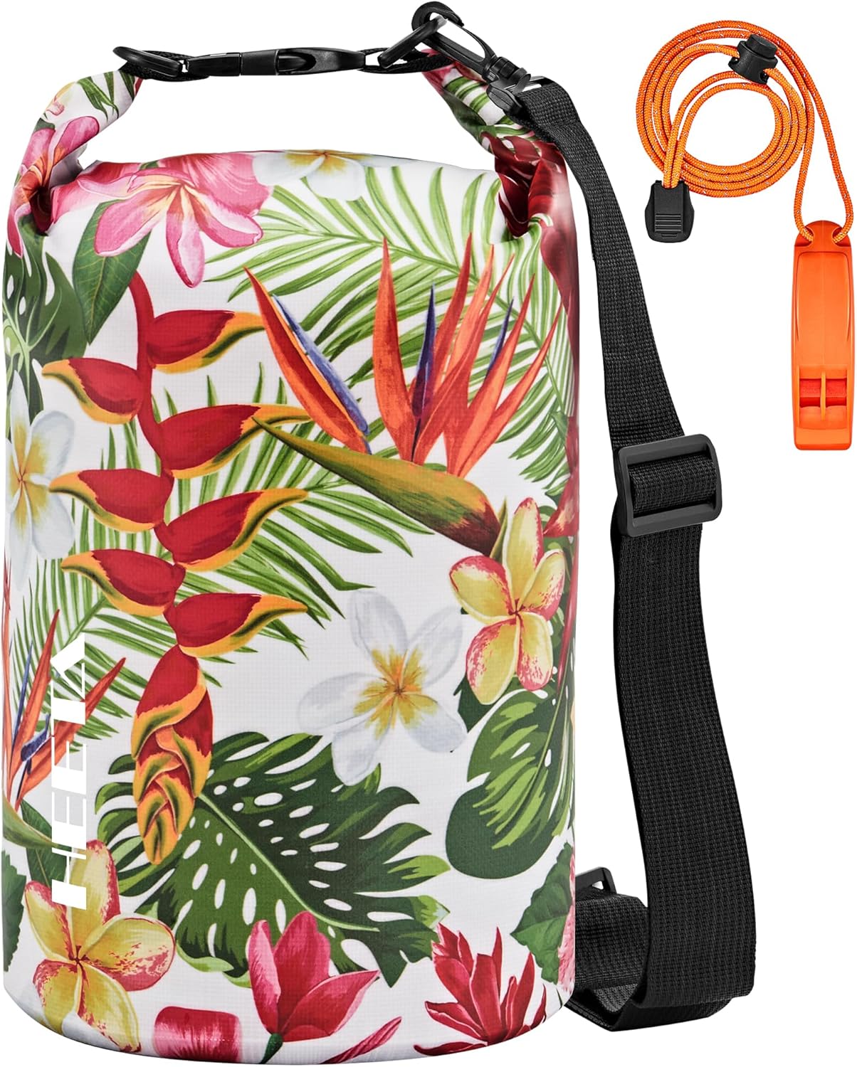 HEETA Waterproof Dry Bag for Women Men(Upgraded Version) 5L/10L/20L/30L/40L Roll Top Lightweight Dry Storage Bag Backpack with Emergency Whistle for Travel, Swimming, Boating, Kayaking, Camping, Beach