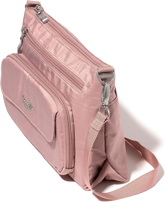 Baggallini Original Everyday 11x7.5 Crossbody Bags Rfid Protected Lightweight Nylon Zippered Travel Purse
