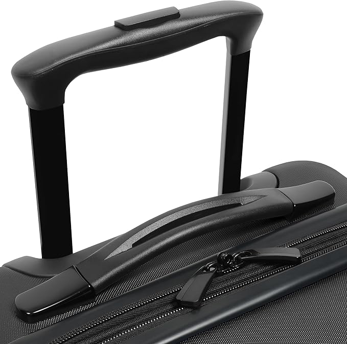 Expandable Hardsided Spinner (Black, 3 Piece Set (28", 24", 19")