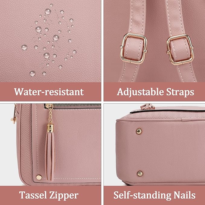 Montana West Girls Backpack Purse Gifts for Kids Anti Theft Backpack with Secured Zipper & Tassel