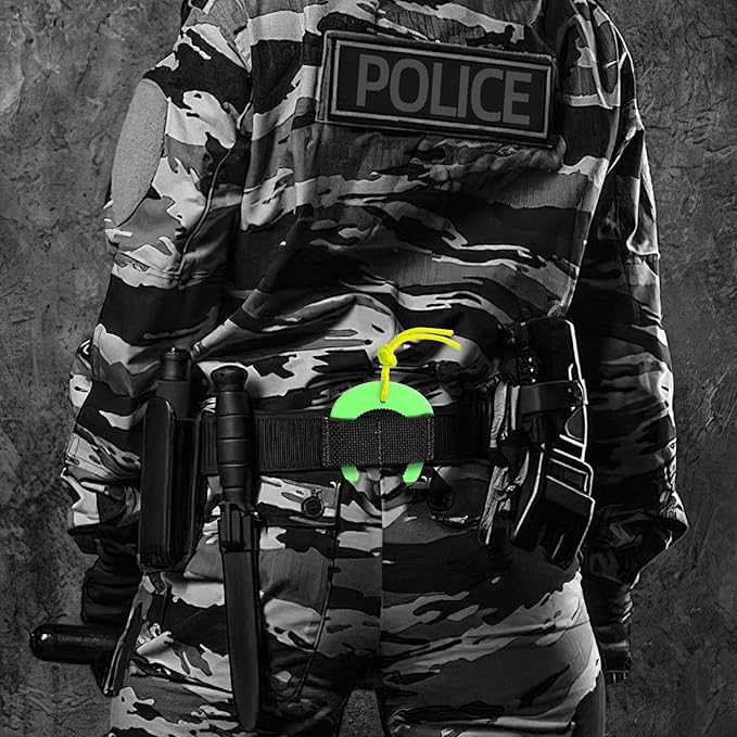 Door Jam, First Responder Door Stop for Law Enforcement, Police, Emergency Medical Services, Tactical Door with Nylon Paracord Attachments for Easy Grab Access, Molle/PALS Compatible(3 Pack Green)