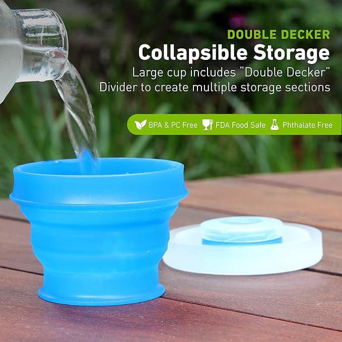 humangear GoCup | Compact Storage | On the Go Cup | BPA-free, PC-free, Phthalate-Free, Large (8 fl.oz/237ml), Green