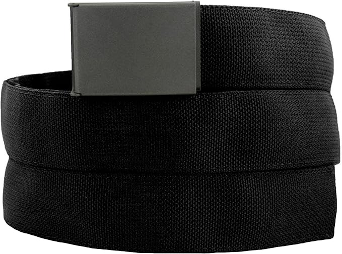 Wazoo Cache Belt for Men with Hidden Pocket, Adjustable Anti-Theft Travel Belt, Nylon with Stainless Steel Buckle