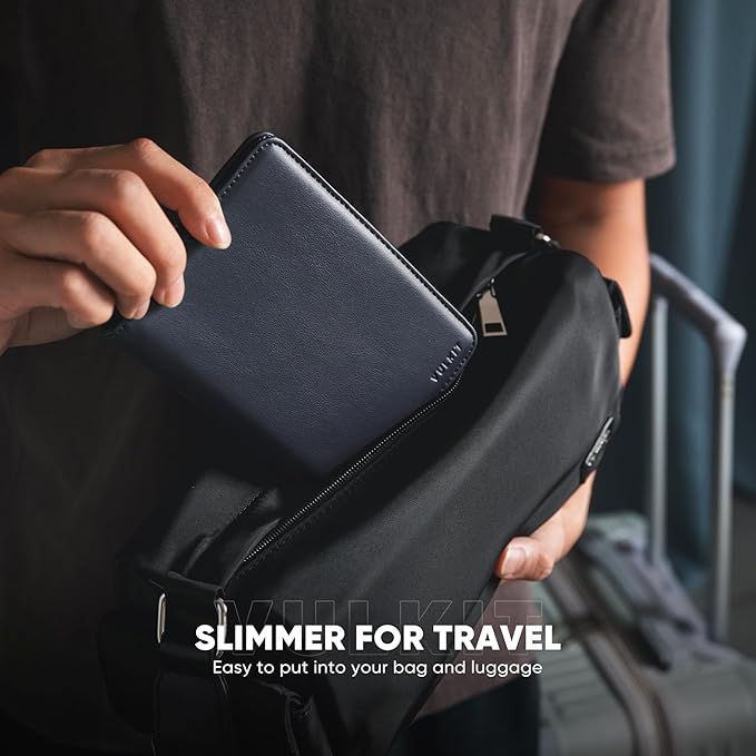 VULKIT Passport Holder For Travel With Magnetic Closure RFID Blocking Travel Wallet Passport Book Cover Boarding Pass Holder Travel Essentials