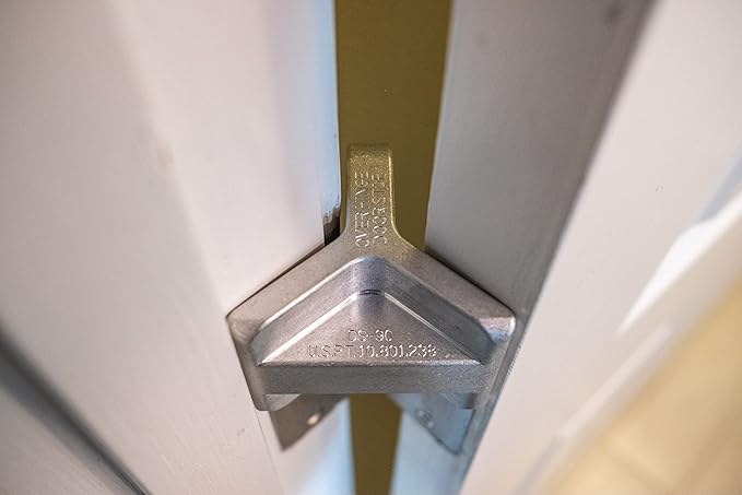 iDoorStop Commercial Door Stop - Patented Design with Safety Bar | Ideal for Hotels, Hospitals, Offices, Schools | Door Stop Exclusively for Tension Hinged Doors