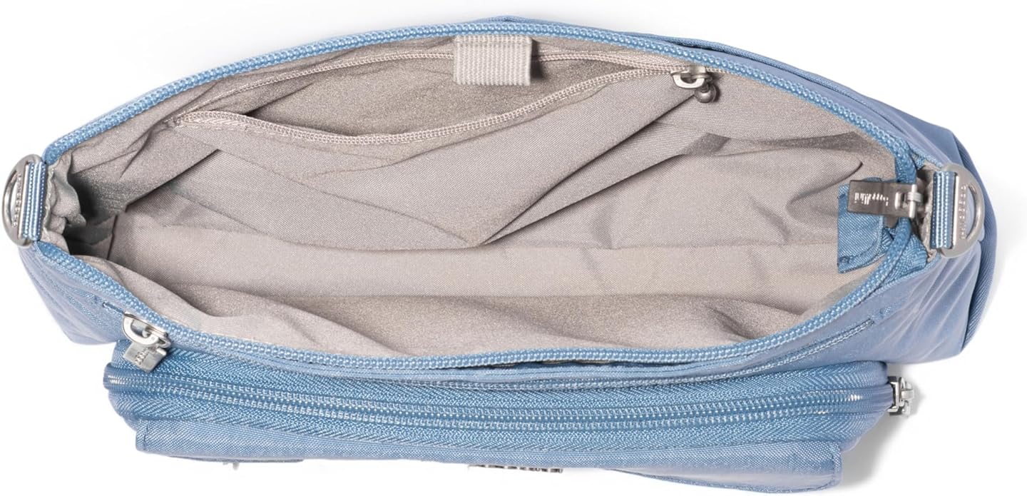 Baggallini Original Everyday 11x7.5 Crossbody Bags Rfid Protected Lightweight Nylon Zippered Travel Purse
