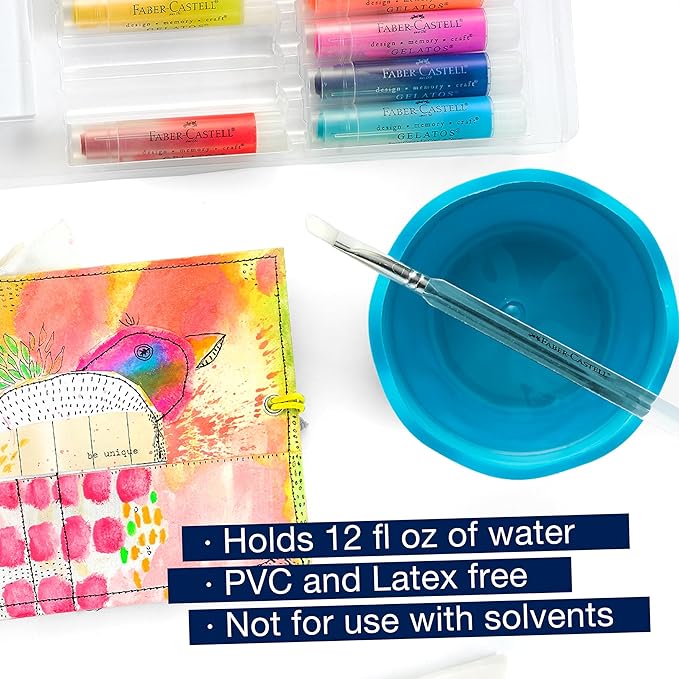 Faber-Castell Collapsible Water Cup - Reusable Artist Water Cup for Watercolor and Paint