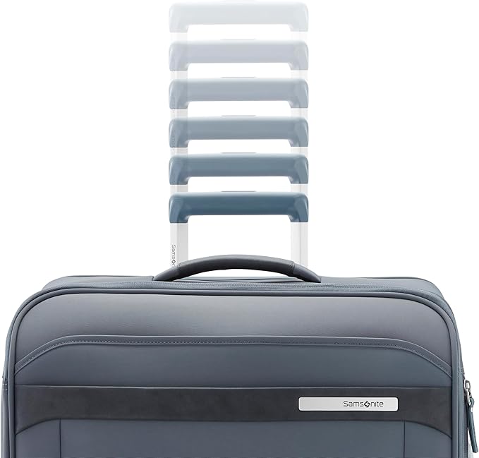 Samsonite Elevation Plus 22-Inch Carry-On - Expandable Softside Spinner Luggage - Slate
