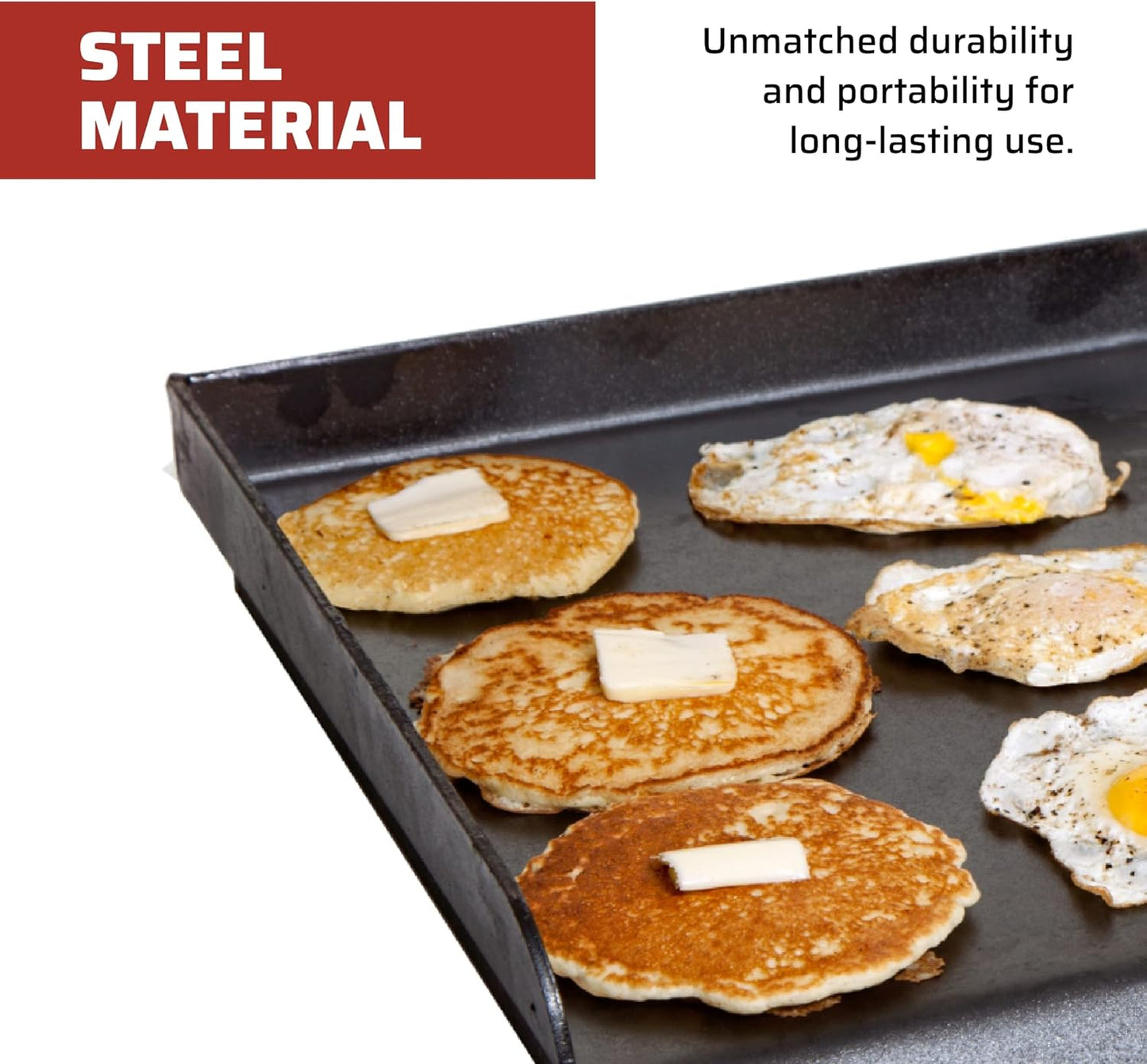 Camp Chef Professional Fry Griddle, 3 Burner Griddle, Cooking Dimensions: 16 in. x 38 in
