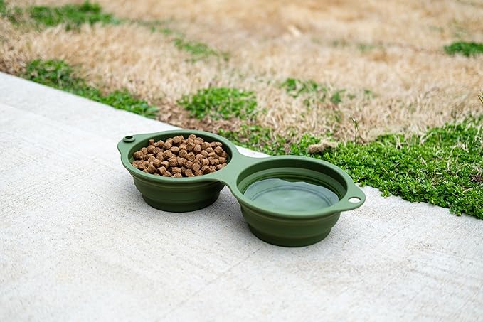 Hitt Brands Collapsible Dog Bowl – Portable Foldable Silicone Pet Water & Food Bowl, Expandable Travel Dog Bowls for Hiking, Camping, Walking & Puppy Essentials