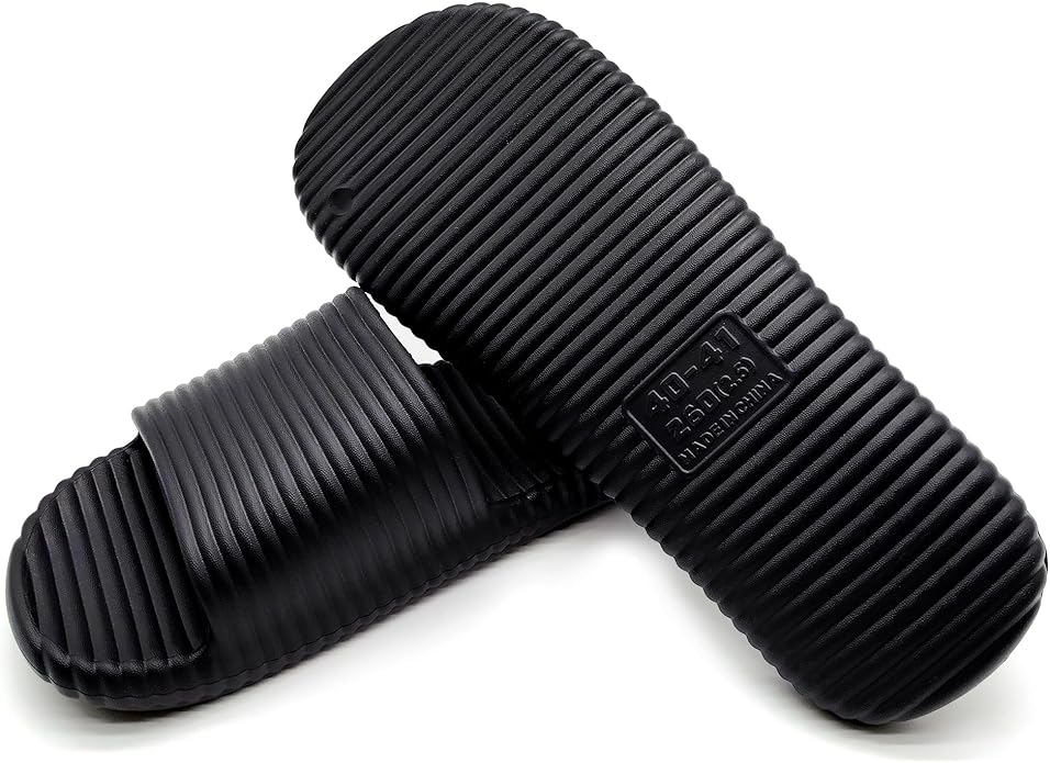 Quick Drying Shower Slippers For Women And Men Lightweight Open-toe EVA Non-Slip Slides Sandals Indoor And Outdoor Slipper For Bathroom,Spa,Pool,Gym,Beach