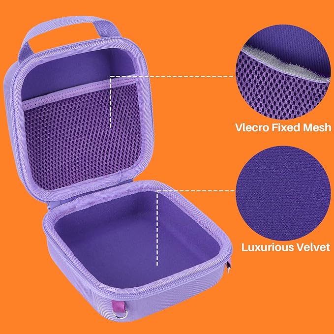 Storage Case Compatible with Fujifilm Instax Mini 12/11 Instant Camera (Lilac Purple Case)