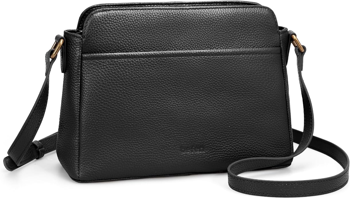 befen Anti-theft Crossbody Bag for Women Genuine Leather, Small Cross Body Shoulder Handbags with RFID Card Slots
