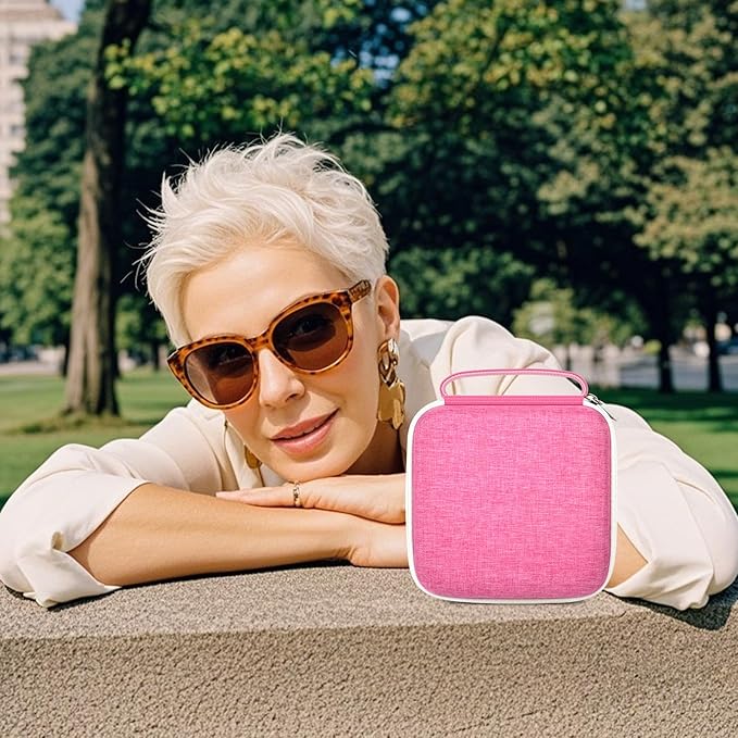 Travel Sunglass Organizer Case for Quay Polarized Sunglasses Men Women, Trendy Glasses Storage Box (Bag Only)