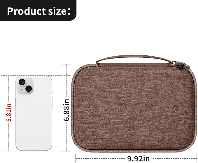 Travel Sunglass Organizer Case for Quay Polarized Sunglasses Men Women, Trendy Glasses Storage Box (Bag Only)