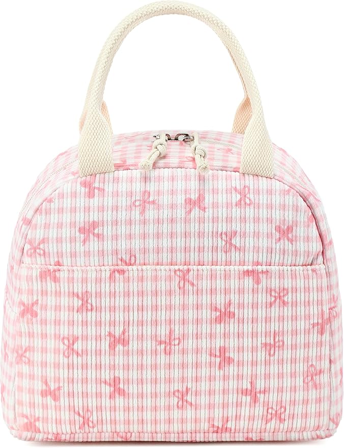 LEDAOU Lunch Box for Women Insulated Lunch Bag Cute Lunchbox Compact Cooler Thermal Reusable Lunch Tote for Work School Picnic Travel