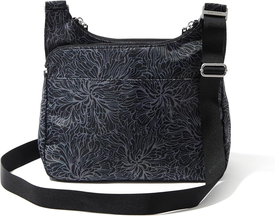 Baggallini Crossbody Travel Bag 11x8.5 Lightweight Water-resistant Nylon Handbag