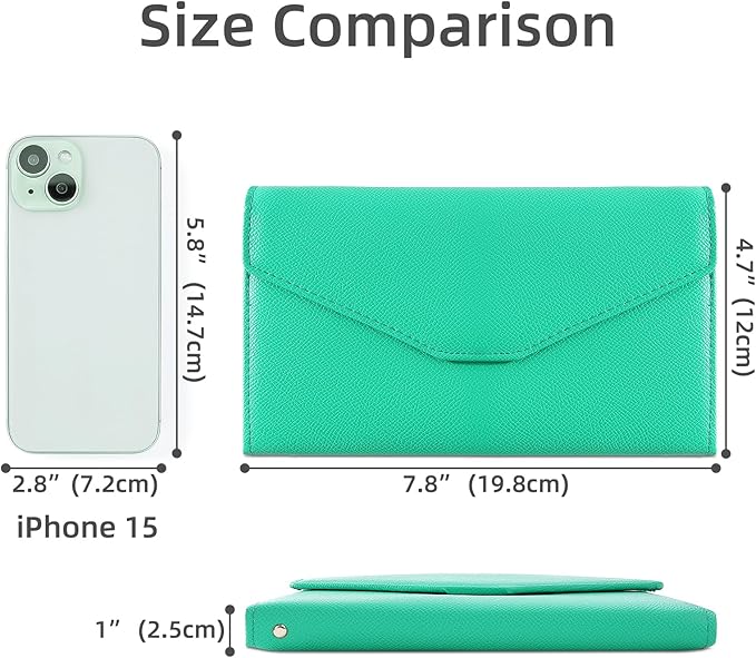 ZOPPEN Mulit-purpose Rfid Blocking Passport Holder Travel Wallet (Ver.4) Passport and Vaccine Card Holder ComboTri-fold Document Organizer Travel Essentials
