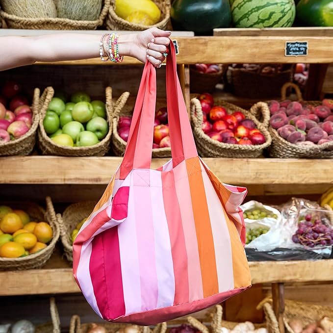 Dock & Bay Everyday Beach Tote Bag - Reusable Carrier Bag for Daily Use - Carries Up to 10kg - 100% Recycled Materials