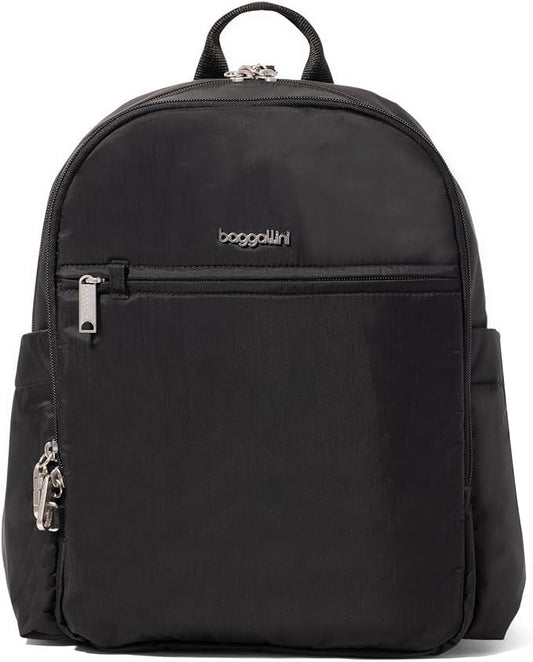 Securtex Anti-Theft Getaway Backpack - 9.4"x13"x5" Travel Safe Bag w/Locking Zippers, Slash-Resistant, RFID