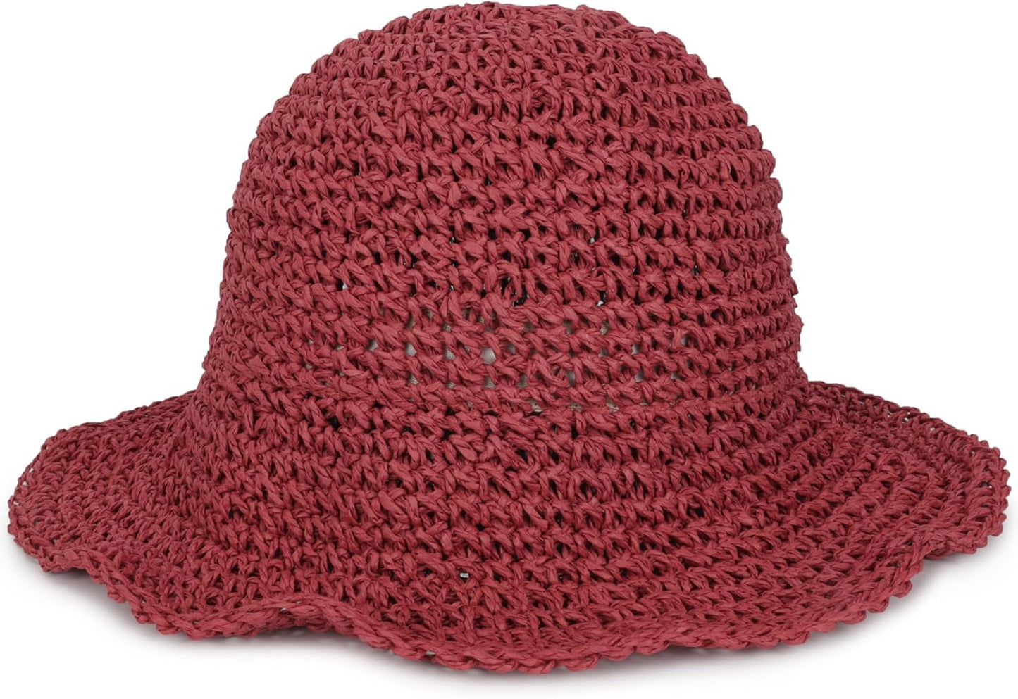 Womens Wide Brim Straw Sun Hat Foldable Floppy Crochet Beach Hat for Summer