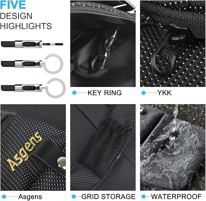 CCW Crossbody Sling Bag Multi-Purpose Anti-Thief Conceal Carry Bag for Men and Women Range, Travel, Outdoor