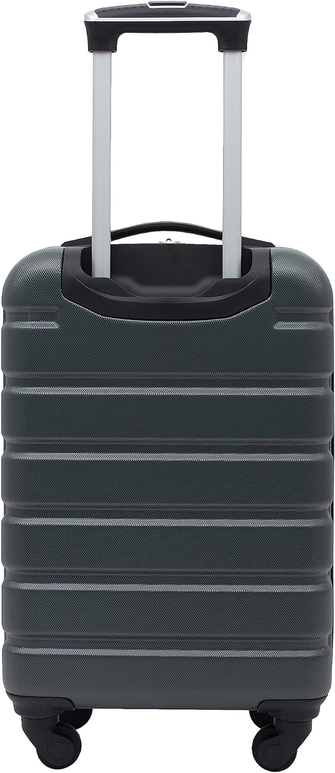 Wrangler 22" Hardside Spinner Carry-On Luggage, Olive