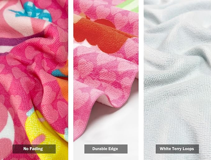 cabanana Sand Resistant Beach Towel - Quick Dry Microfiber Beach Towel 60x30 Inches Sandproof Pool Towels, Thin Lightweight Compact for Travel Swimming Bath for Adults Women Men (Cupcake)