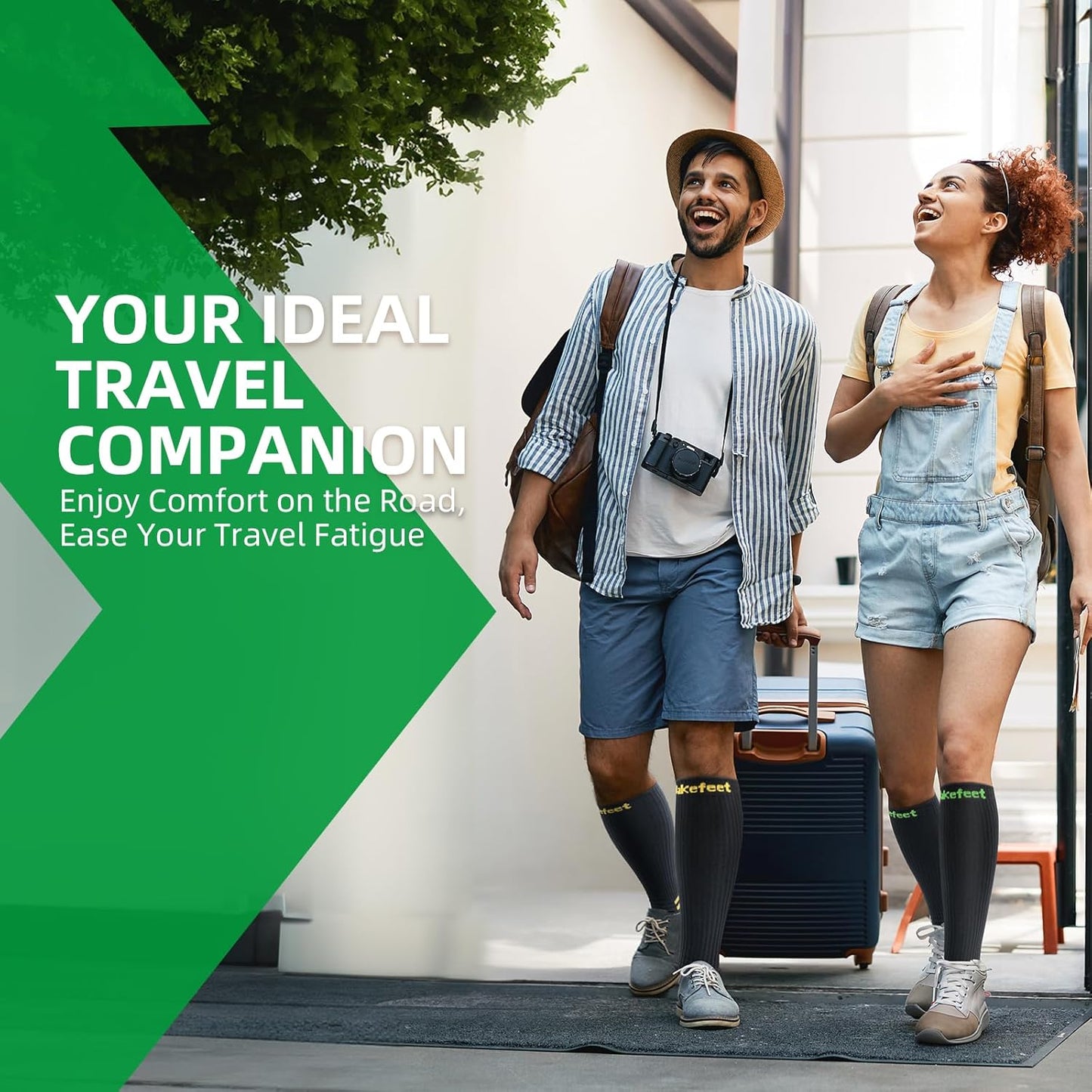 Compression Socks for Women Men 3 Pairs, Compression Stockings, Fragrance Flight Socks for Travelling Sitting