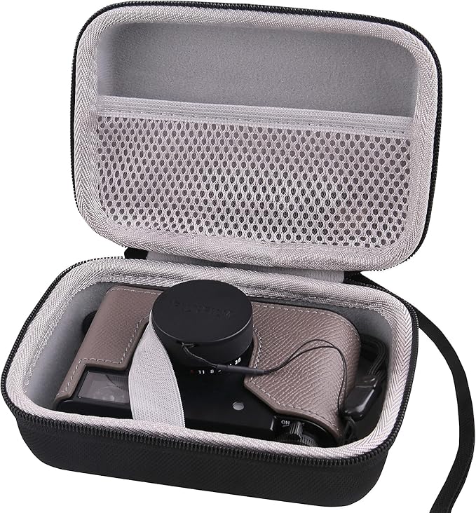 Hard EVA Carrying Storage Case Compatible with FUJIFILM X Half Premium Compact Camera Protective Travel storage box (small)