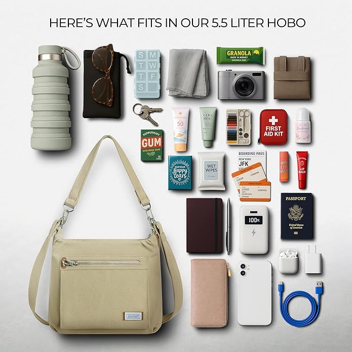 Travelon Anti-Theft Heritage Hobo Bag