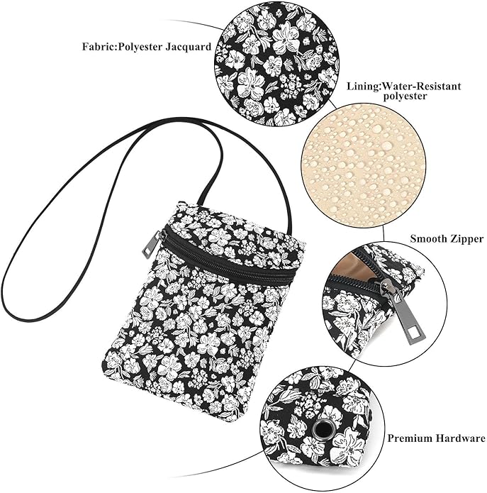 Small Crossbody Women Cell Phone Purse Wallet Bag With Shoulder Strap