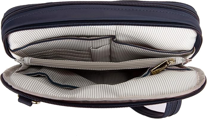 Travelon Women's Anti-theft Tailored East/West Organizer Chrossbody