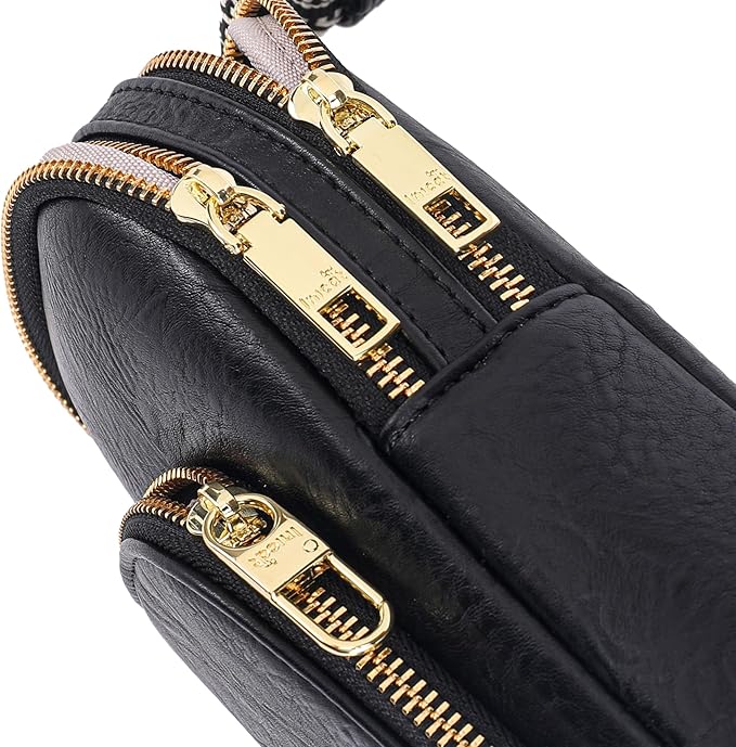 Haytijoe RFID Anti-Theft Sling Bag for Women, Small Crossbody Travel Purse with Locking Zippers, Lightweight Everyday Bag