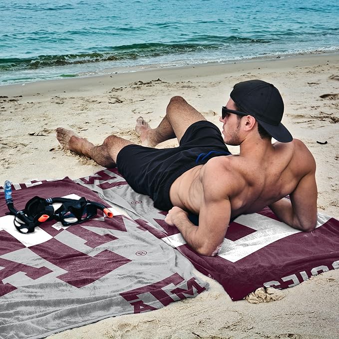 Northwest NCAA Unisex-Adult Microfiber Beach Towel
