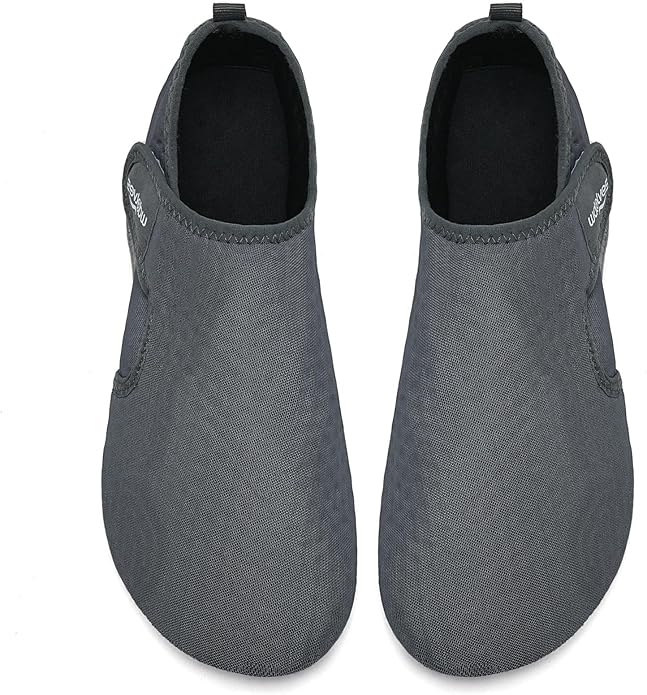 WateLves Water Shoes for Women Men Swim Beach Aqua Socks Quick Dry Barefoot House Slippers Travel Shoes with Adjustable Magic Tape for Pool Diving Boating Yoga Surf