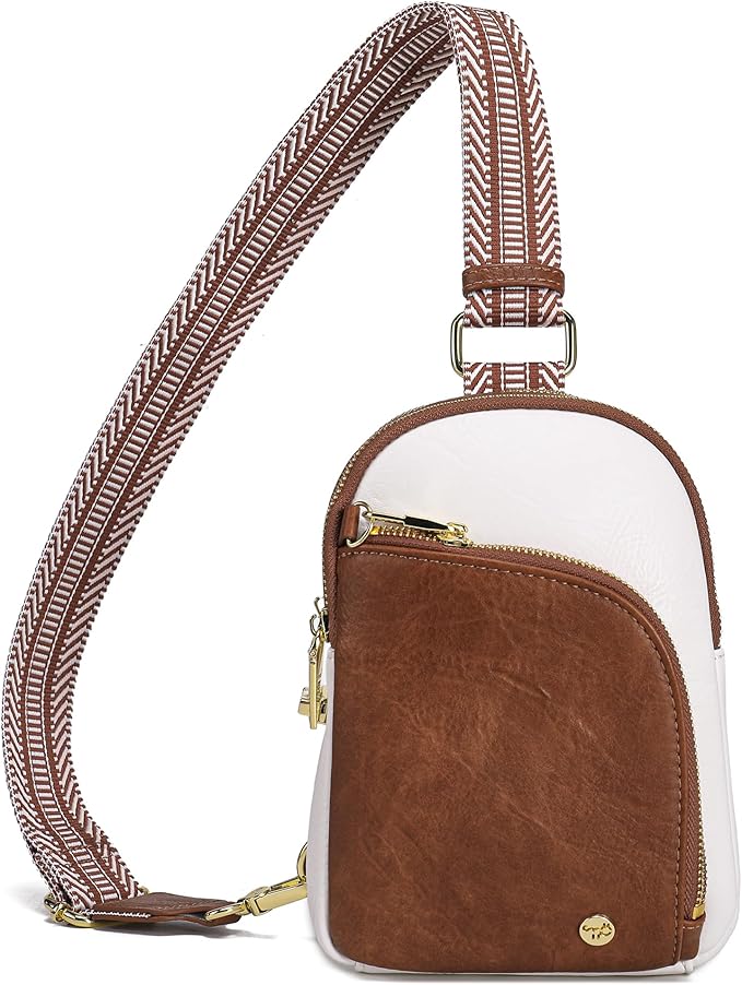 Haytijoe RFID Anti-Theft Sling Bag for Women, Small Crossbody Travel Purse with Locking Zippers, Lightweight Everyday Bag