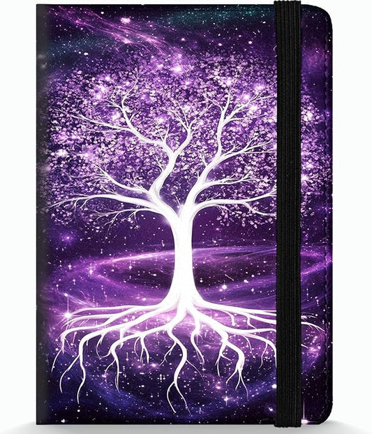 Passport Holder Wallet Cover Case,RFID Blocking Passport Cover,Large Capacity Travel Wallet with Multi Card Slots (Life Tree)